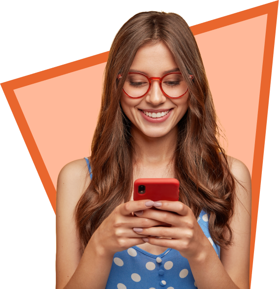 Persona usando la app VRIM